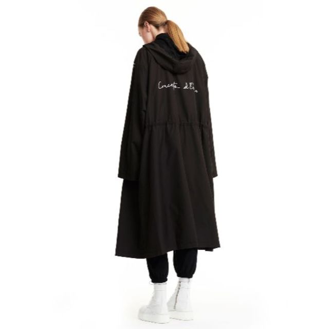 Ann Demeulemeester(アンドゥムルメステール)の新品CONCEPTS D' ODEURロゴスリーブモッズコートＸＳ メンズのジャケット/アウター(モッズコート)の商品写真