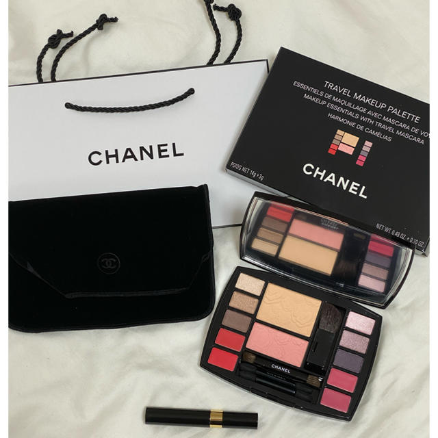 新品 CHANEL トラベルパレットハーモニーカメリア