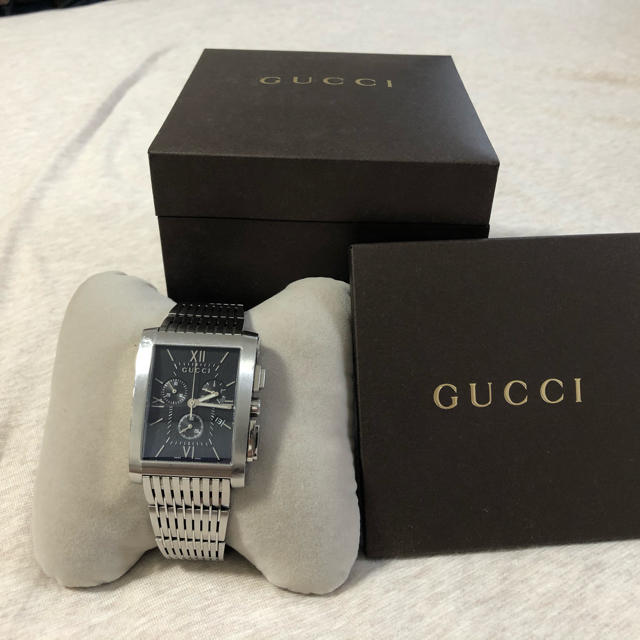 GUCCI 腕時計 Gメトロ クォーツ YA086309 ブラック 【日本未発売