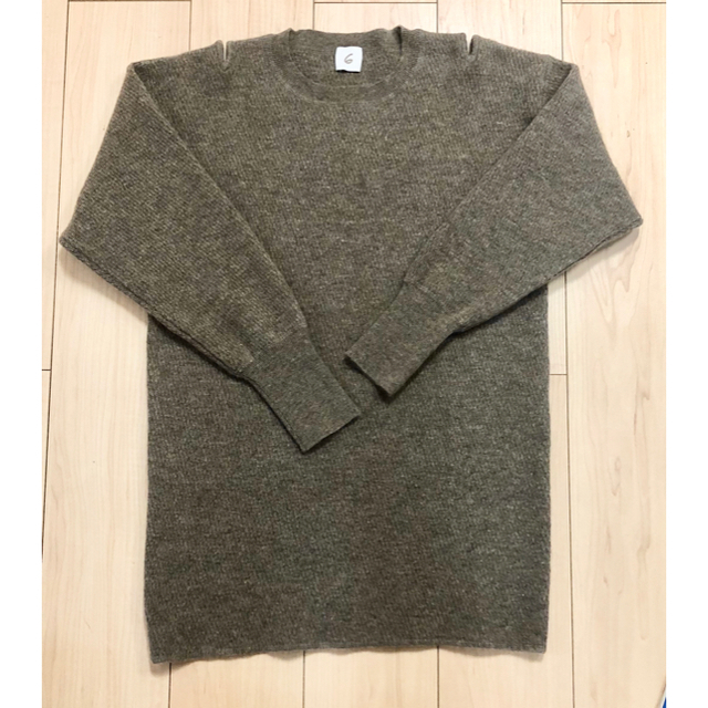 BEAUTY&YOUTH UNITED ARROWS(ビューティアンドユースユナイテッドアローズ)のユナイテッドアローズ 6(ROKU) SHOULDER 2HOLE KNIT レディースのトップス(ニット/セーター)の商品写真