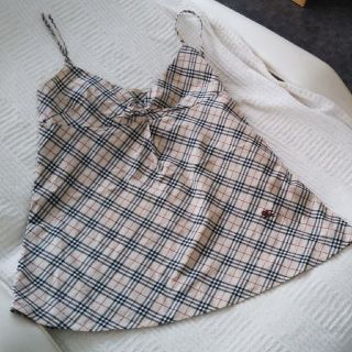 バーバリー(BURBERRY)のBURBERRY　キャミソール（美品）(キャミソール)