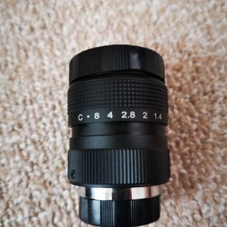 新品同様　25mm 1.4 CCTV レンズ　m4/3 用 cマウント(レンズ(単焦点))