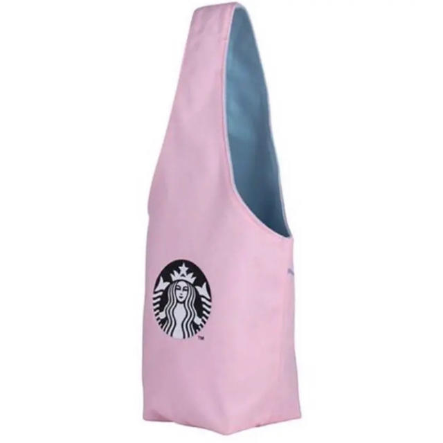 Starbucks Coffee(スターバックスコーヒー)のスターバックス スタバ 台湾 タンブラーケース ドリンクホルダー 桜 期間限定 レディースのバッグ(トートバッグ)の商品写真