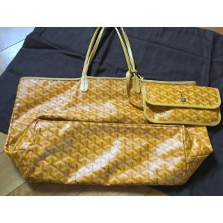 ゴヤール(GOYARD)の本物　ゴヤール  サンルイ　PM  元気なイエロー  可愛いです。(トートバッグ)