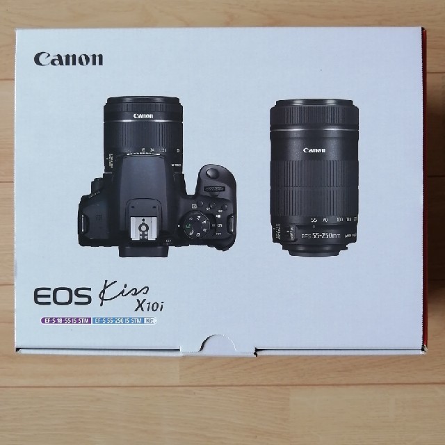一部予約販売】 Canon Canon EOS Kiss X10i ダブルズームキット ブラック デジタル一眼