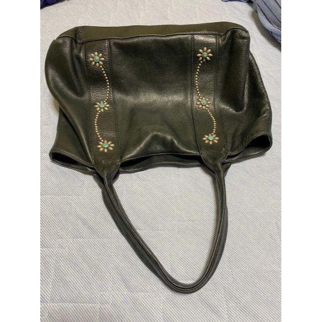 HTC(ハリウッドトレーディングカンパニー)のHTC SUNSET Tote Bag Flower Leather #1 TQ メンズのバッグ(トートバッグ)の商品写真