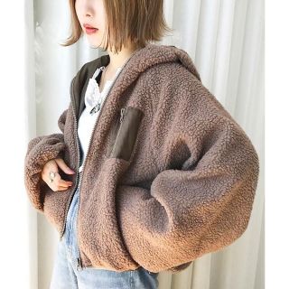 ダブルクローゼット(w closet)のアプレジュール モコモコボアブルゾン(ブルゾン)