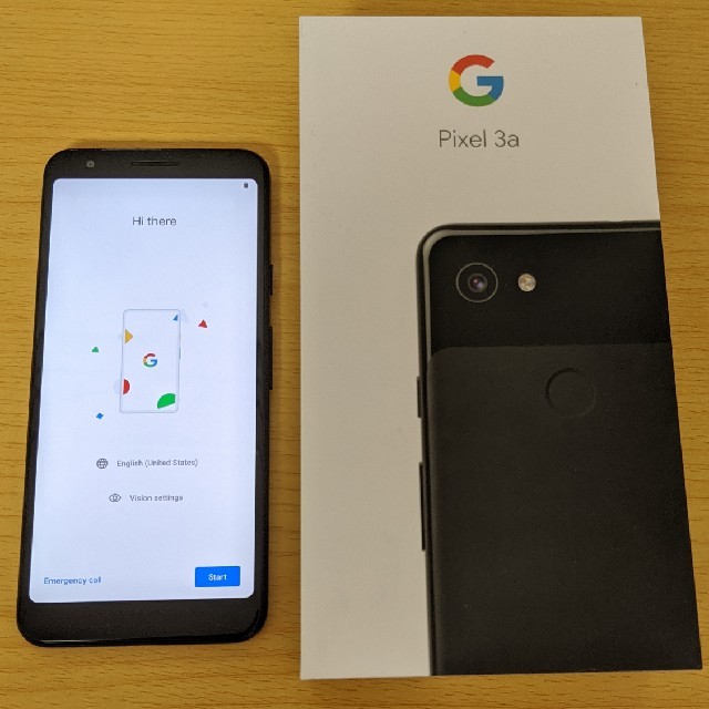 google pixel 3a simフリースマートフォン本体