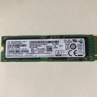 サムスン(SAMSUNG)のSSD M.2 256GB PCle NVMe 2280 M-Key(PCパーツ)