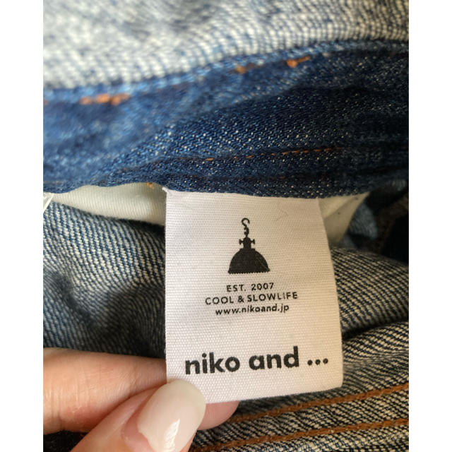 niko and...(ニコアンド)のニコアンド　オーバーオール　デニム レディースのパンツ(サロペット/オーバーオール)の商品写真