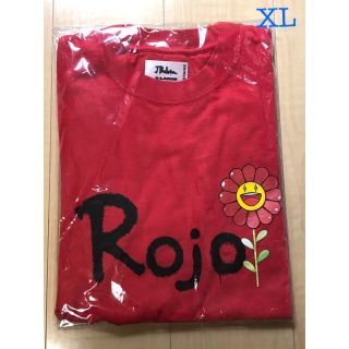 村上隆 J Balvin ROJO SPRAY PAINT TEE RED XL(Tシャツ/カットソー(半袖/袖なし))