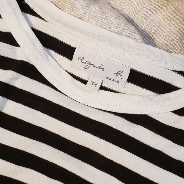 agnes b.(アニエスベー)のマーラ様専用 アニエスb  ボーダー Tシャツ レディースのトップス(Tシャツ(長袖/七分))の商品写真