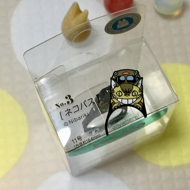 ジブリ(ジブリ)のとなりのトトロ ネコバス ポップリング レディースのアクセサリー(リング(指輪))の商品写真