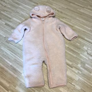 ベビーギャップ(babyGAP)のbaby GAP カバーオール　７０センチ　ピンク(カバーオール)