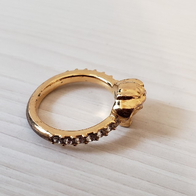 VERSACE ヴェルサーチsize9号メドゥーサピンキーリング 指輪