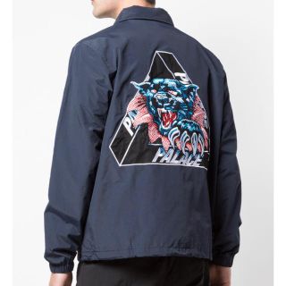 Palace コーチジャケット M ネイビー(ナイロンジャケット)