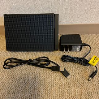 アイオーデータ(IODATA)の【中古美品】外付けハードディスク 2TB(PC周辺機器)