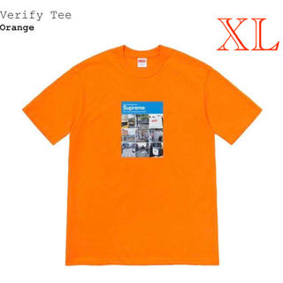 シュプリーム(Supreme)のSupreme Varify Tee orange XLサイズ(Tシャツ/カットソー(半袖/袖なし))