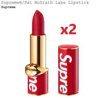 シュプリーム(Supreme)の2個セット Supreme Pat McGrath Labs Lipstick (口紅)