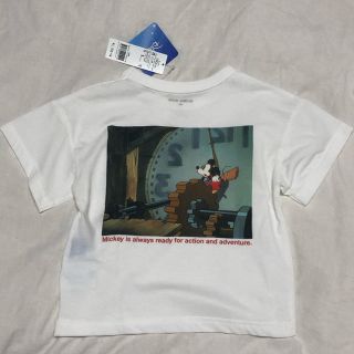 グローバルワーク(GLOBAL WORK)の【新品未使用】ミッキー　Tシャツ　100cm(90-100)(Tシャツ/カットソー)