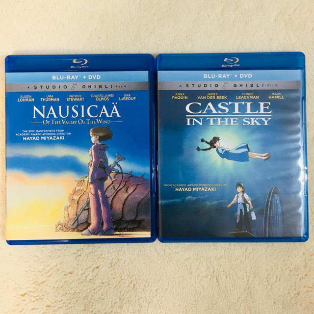 北米ジブリ　風の谷のナウシカ&天空の城ラピュタ　Blu-ray2本セット