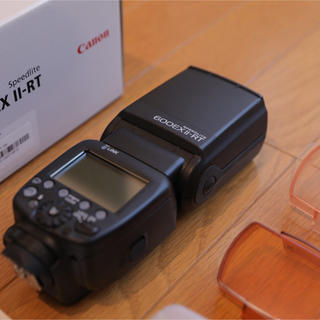 キヤノン(Canon)の【美品】CANON 600EXII-RT スピードライト(ストロボ/照明)
