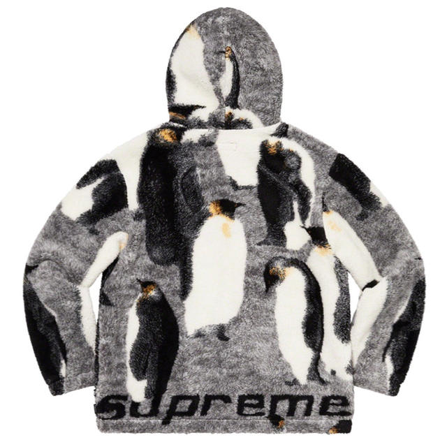 Supreme(シュプリーム)のSupreme Penguins Hooded Fleece Jacket L メンズのジャケット/アウター(ブルゾン)の商品写真