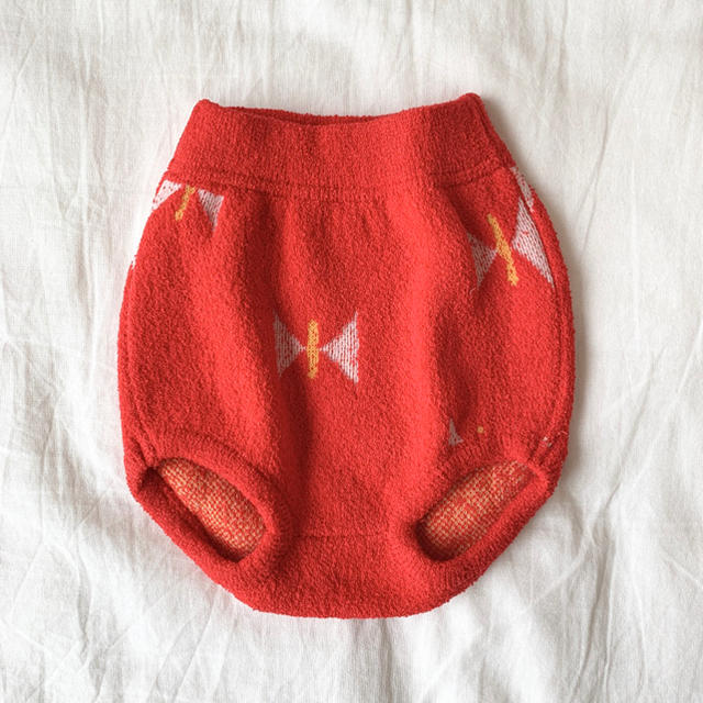 BOBO CHOSES［ボボショセス］リボン柄ブルマ 12-18m