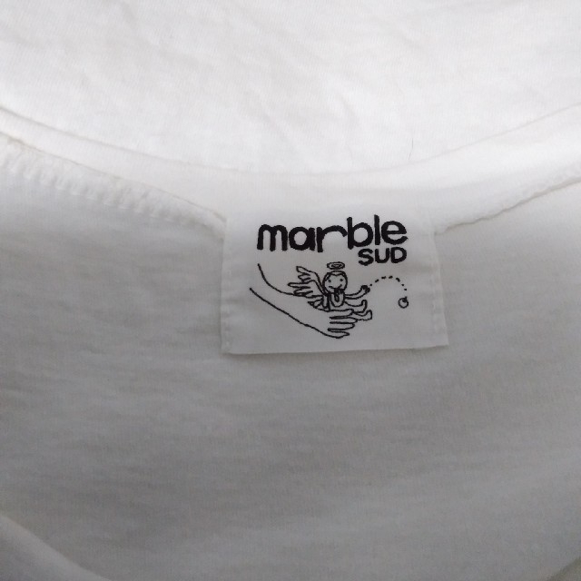marble(マーブル)のmarble SUD★猫いっぱい！ゆるTシャツ　カットソー日本製 レディースのトップス(Tシャツ(半袖/袖なし))の商品写真