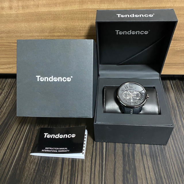 Tendence(テンデンス)の【超美品】テンデンス腕時計♡GULLIVER ブラック メンズの時計(腕時計(アナログ))の商品写真