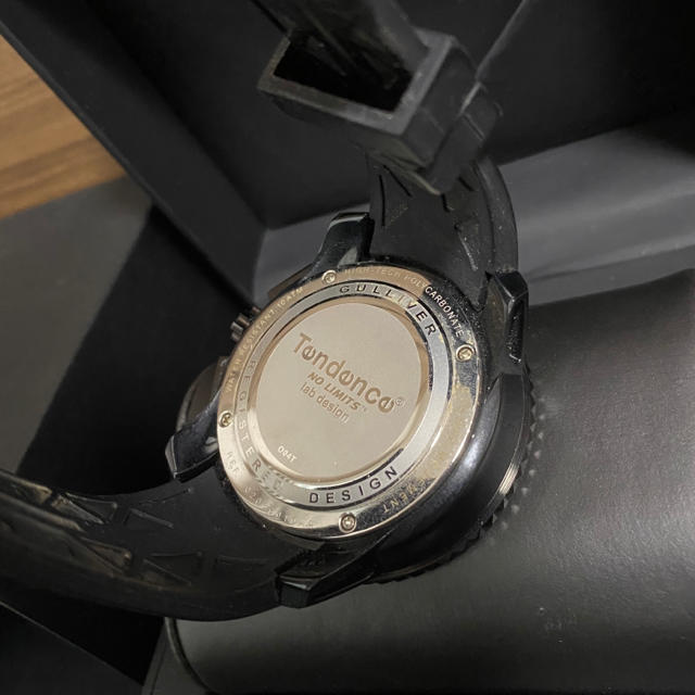 Tendence(テンデンス)の【超美品】テンデンス腕時計♡GULLIVER ブラック メンズの時計(腕時計(アナログ))の商品写真