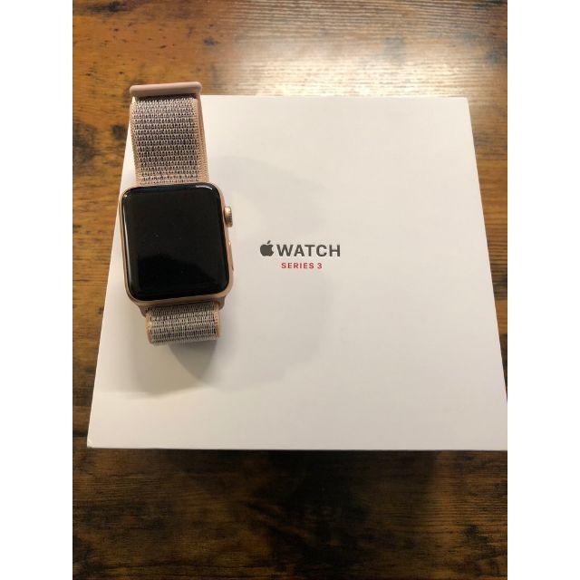 【レアカラー　ローズゴールド】Apple Watch Series3 GPSスマートフォン/携帯電話