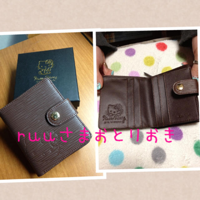 ハローキティ2つ折財布 レディースのファッション小物(財布)の商品写真