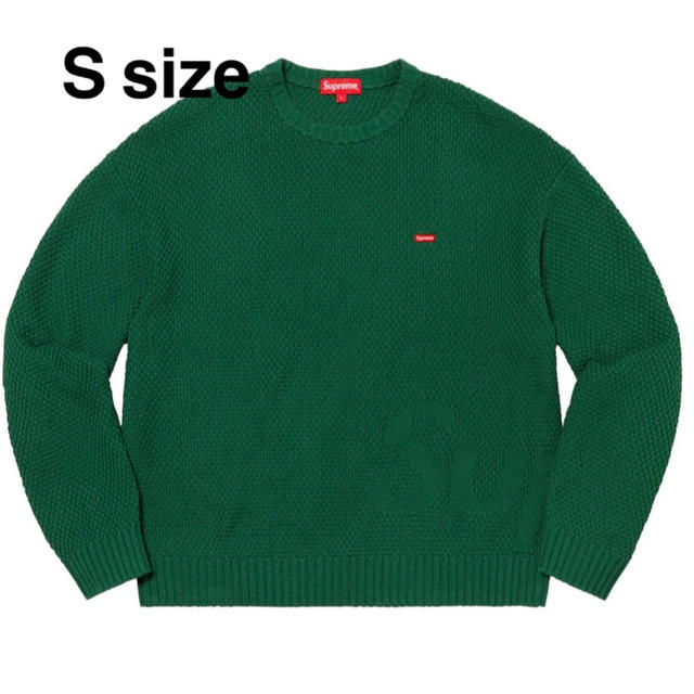 【S】Supreme Textured Small Box Sweaterニット/セーター