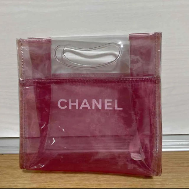 CHANEL(シャネル)のレア！良品　CHANEL シャネル　ビニールバッグ レディースのバッグ(その他)の商品写真