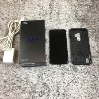 エーユー(au)の☆Ta様専用 「美品」au Galaxy 9+ SCV39 ブラック(スマートフォン本体)