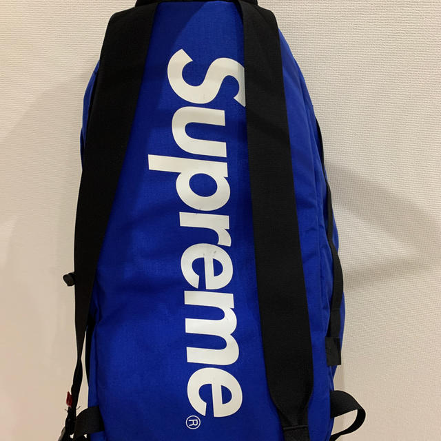 Supreme(シュプリーム)のsupreme bag メッシュリュック　青 メンズのバッグ(その他)の商品写真