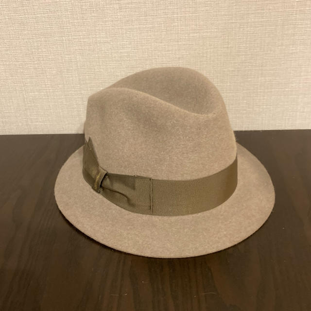 ボルサリーノ borsalino スーペリオーレ ワイド フェルトハット 59紺