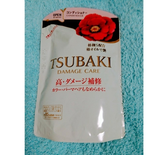 SHISEIDO (資生堂)(シセイドウ)のTSUBAKIシャンプー（345mL）1袋TSUBAKIコンディショナー（1袋） コスメ/美容のヘアケア/スタイリング(シャンプー/コンディショナーセット)の商品写真