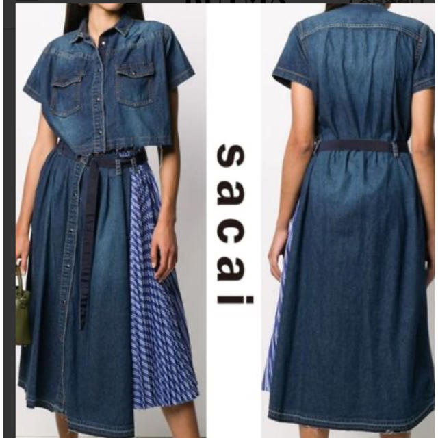 専用出品❣️sacai 20SS デニムシャツワンピース サイズ1