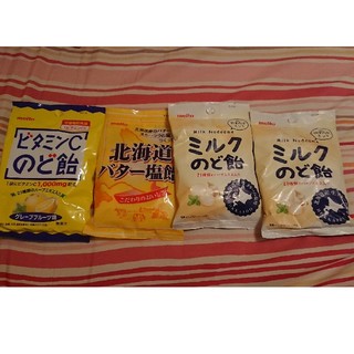 meito　のど飴　塩飴　4袋セット　未開封(菓子/デザート)