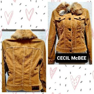 セシルマクビー(CECIL McBEE)のCECIL McBEE　ジャケット　フォックスファー付き(ブルゾン)