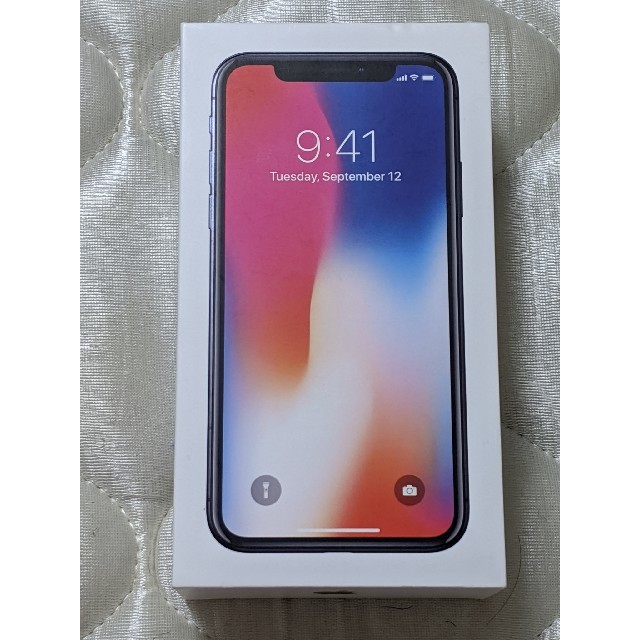 iPhone X SpaceGray 64GB SIMフリー - スマートフォン本体