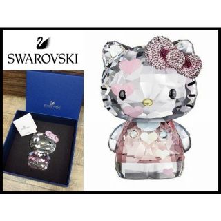 スワロフスキー(SWAROVSKI)の新品保管品 スワロフスキー 2012年 限定 ハローキティ クリスタル オブジェ(置物)