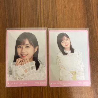 ノギザカフォーティーシックス(乃木坂46)の生田絵梨花さん 生写真カード シアーブラウス セミコンプ 未使用 乃木坂46(アイドルグッズ)