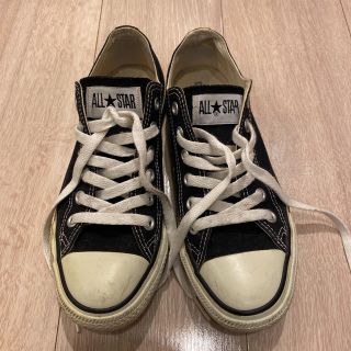 コンバース(CONVERSE)のコンバース　オールスター　ブラック　黒　24.5(スニーカー)