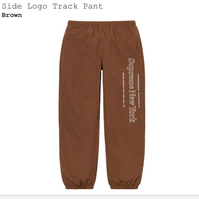 FW20 Supreme Side Logo Track Pant