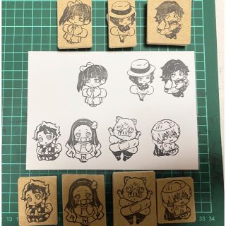 【値下げ！！】消しゴムはんこ　鬼滅の刃　セット(はんこ)