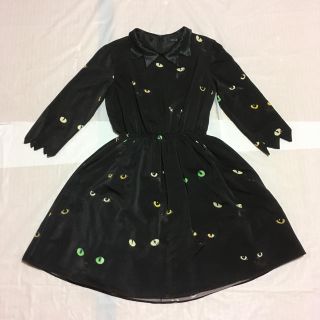 ミルク(MILK)のMILK Black Cat dress ミルク キャット ワンピース ワンピ(ひざ丈ワンピース)