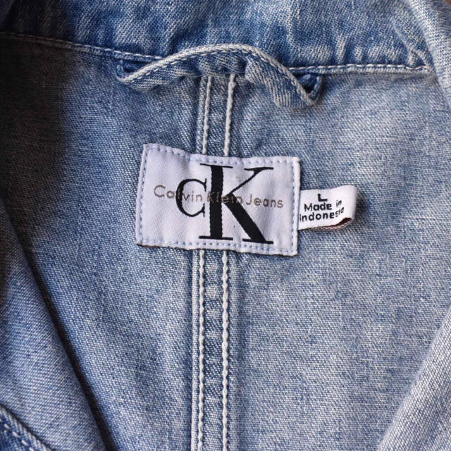 Calvin Klein(カルバンクライン)のCalvin Klein Jeans カルヴァンクライン　デニムジャケット メンズのジャケット/アウター(Gジャン/デニムジャケット)の商品写真